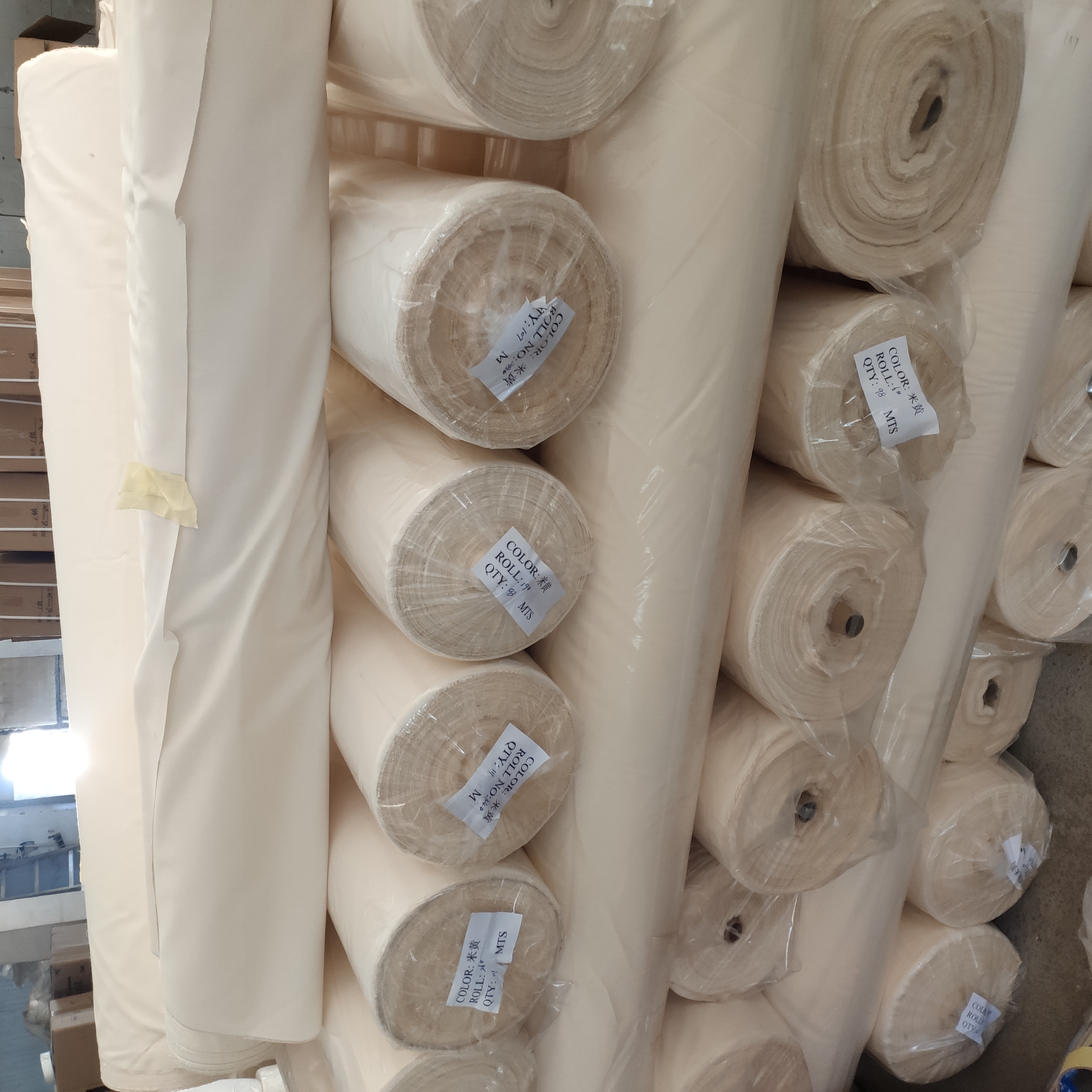  Custom printed cotton woven garment warming labe