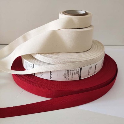 Good quality washable woven cotton ribbon