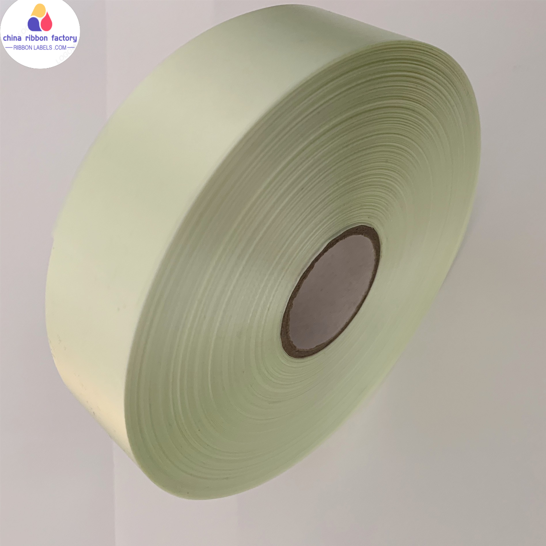 Factory supplier hot sales pale yellow/beige/cream-colored/light yellow polyester satin ribon