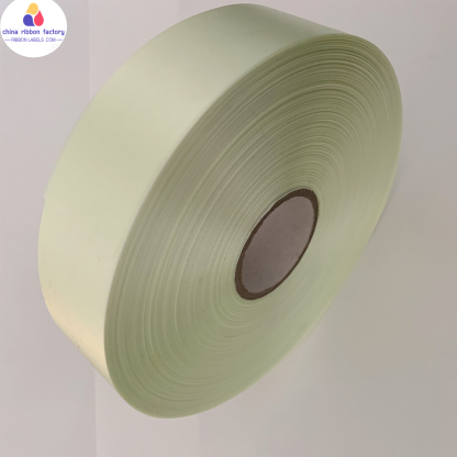 Factory supplier hot sales pale yellow/beige/cream-colored/light yellow polyester satin ribon