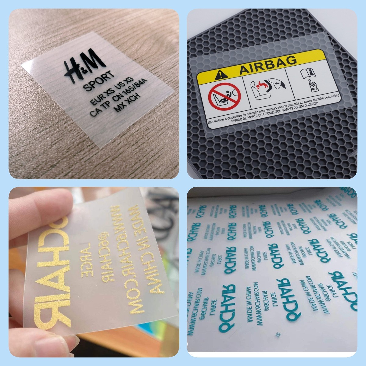 Customized  clothing label and picture for heat transfer