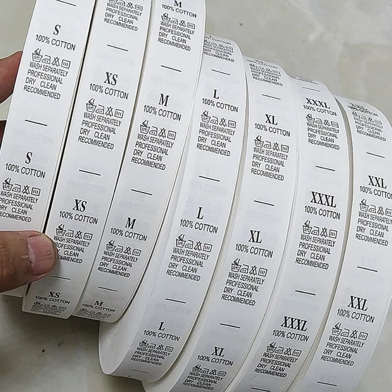 Nylon Taffeta Label Rolls for Printing care Labels