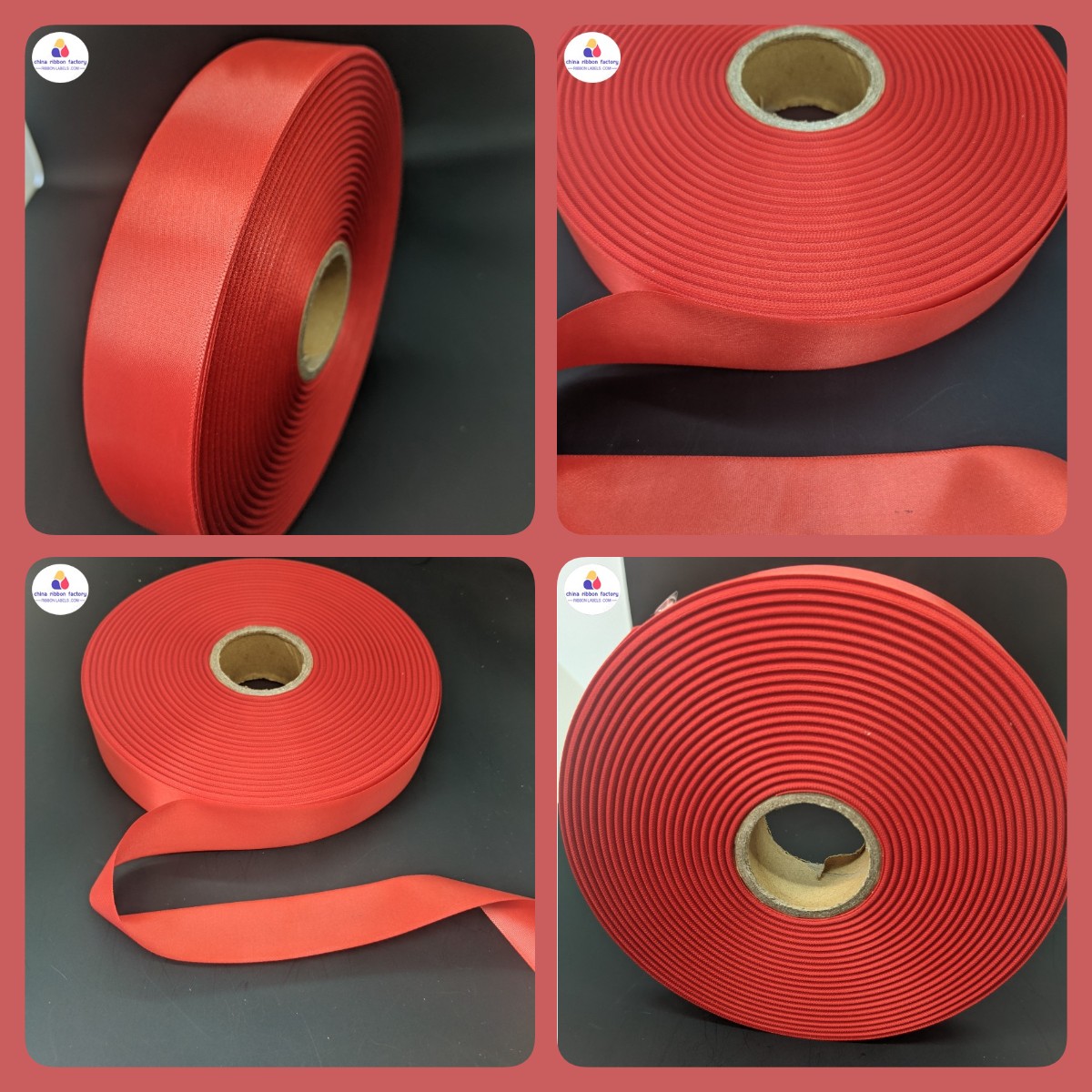 [Copy]Customize colors woven edge satin ribbon