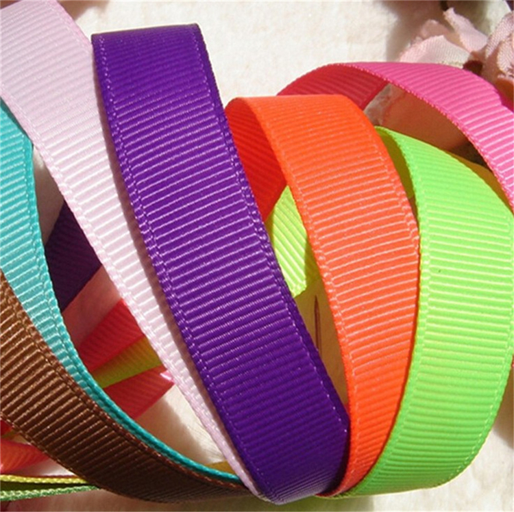 Customized 3D Relief Embossed Printed Soft Grosgrain Ribbon Gift Birthday Xmas Party Event Decoration Ribbon
