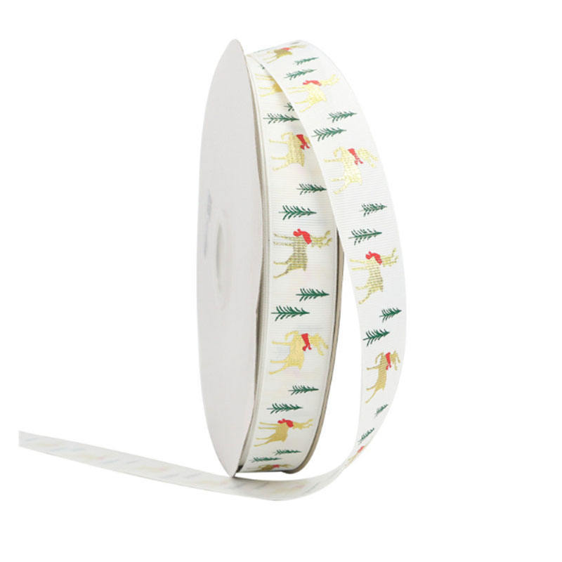 Hot selling wholesale barcode printed thermal printing textile fabric label color fabric satin ribbon