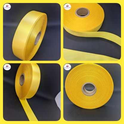 Customize colors woven edge satin ribbon