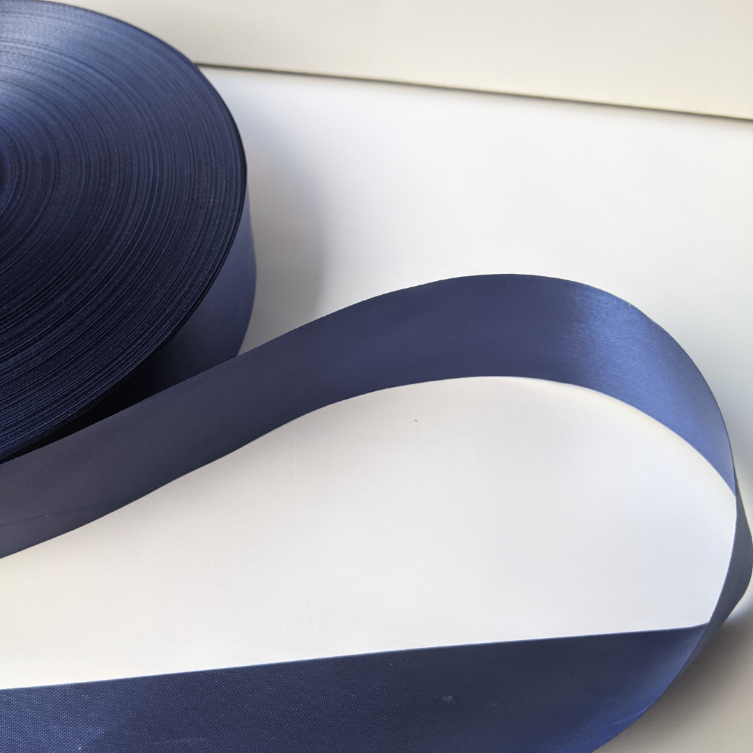 Dark blue Polyester Satin Gift Ribbon  10MM-100MM