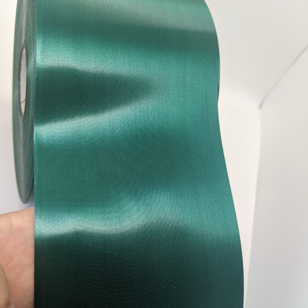 Dark green Polyester Satin Gift Ribbon  10MM-100MM
