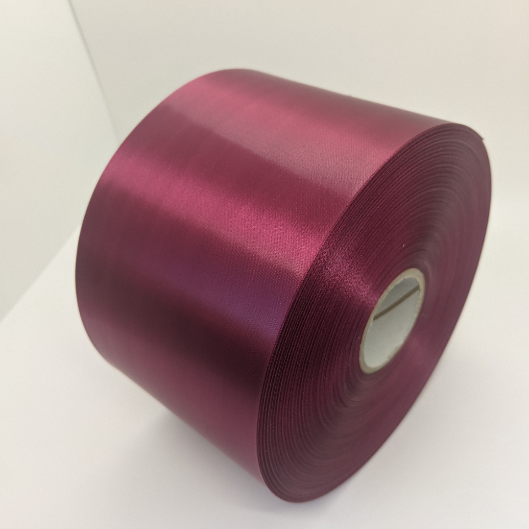 Burgundy Polyester Satin Gift Ribbon  10MM-100MM