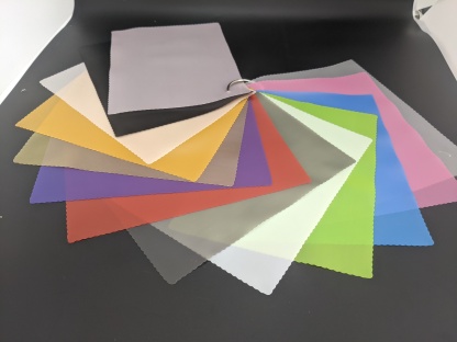 colors0.19mm thickness Smooth Waterproof TPU Wash Clothing Label material