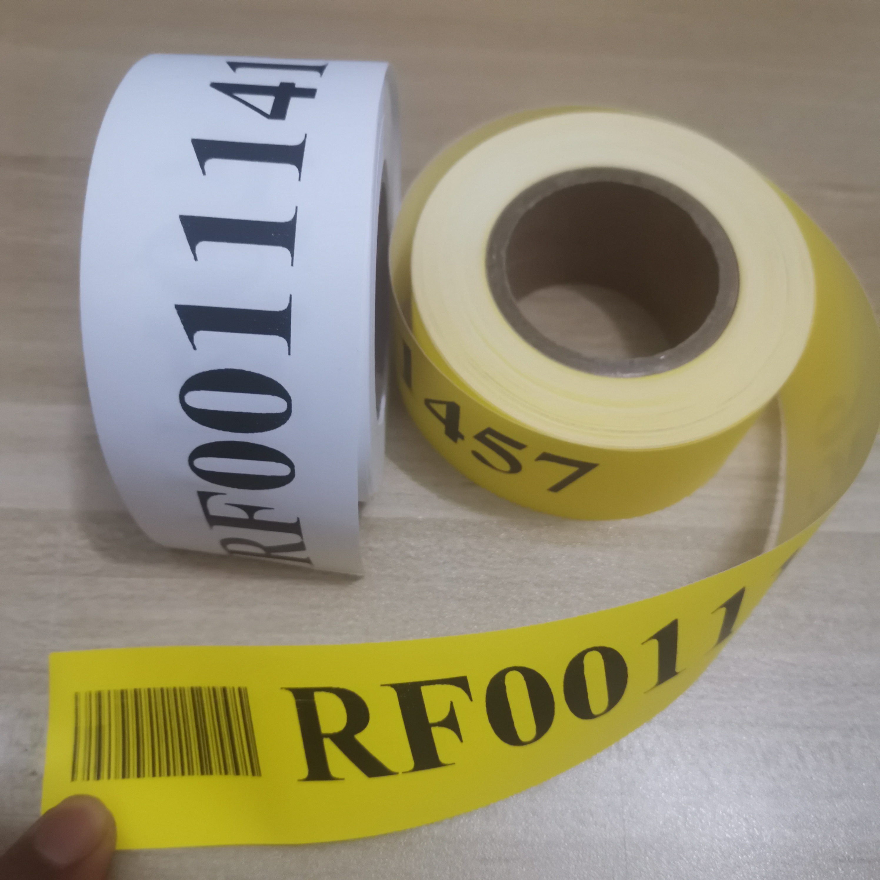 Customized printed colors nylon taffeta ribbon labels