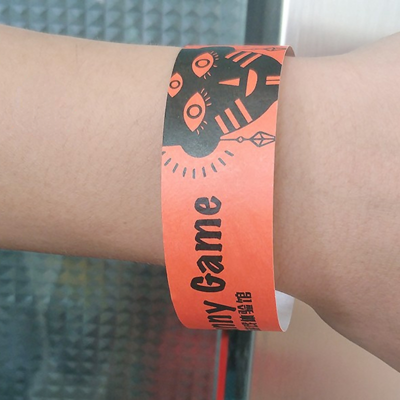 Top sponsor listing Disposable 13.56mhz  bracelet dupont paper wristbands