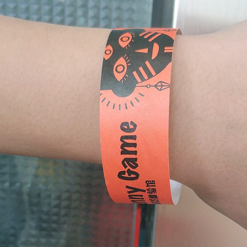 Top sponsor listing Disposable 13.56mhz  bracelet dupont paper wristbands