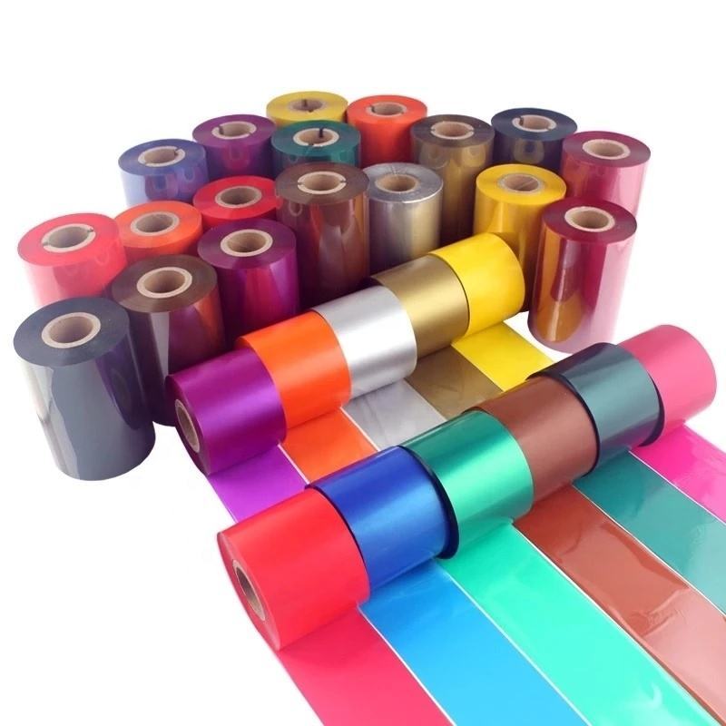 Garment Label Transfer Printing Black Wash Resin Thermal Transfer Ink Ribbon