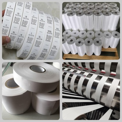 Nylon Taffeta Label Rolls for Printing care Labels