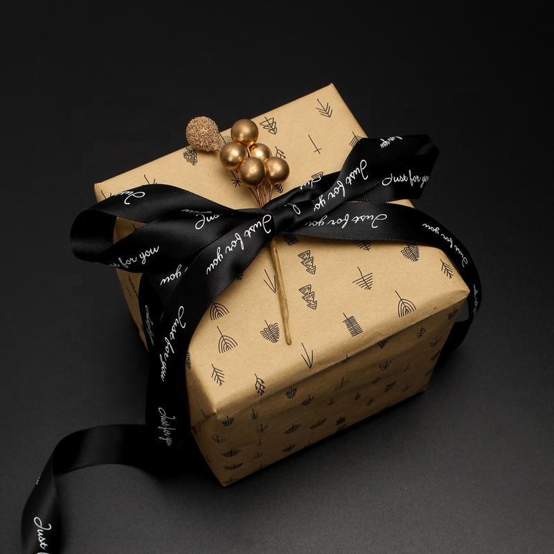 Factory Price OEM Gift Ribbon Custom Sizes Brand Logo Artwork Printed Personalized Satin Grosgrain Ribbo