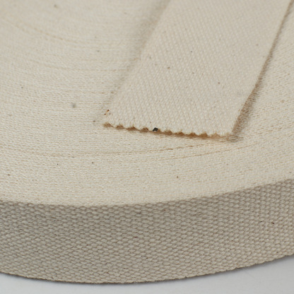 Good quality washable woven cotton ribbon