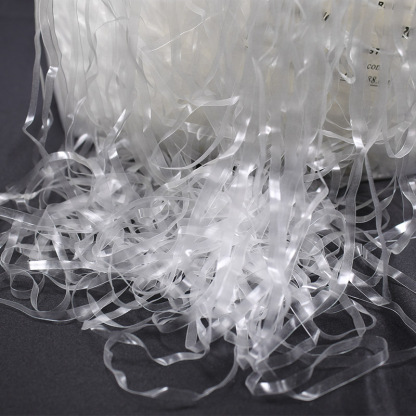 Hot sell garment tpu tape clear transparent shoulder strap elastic band for sewing accessories