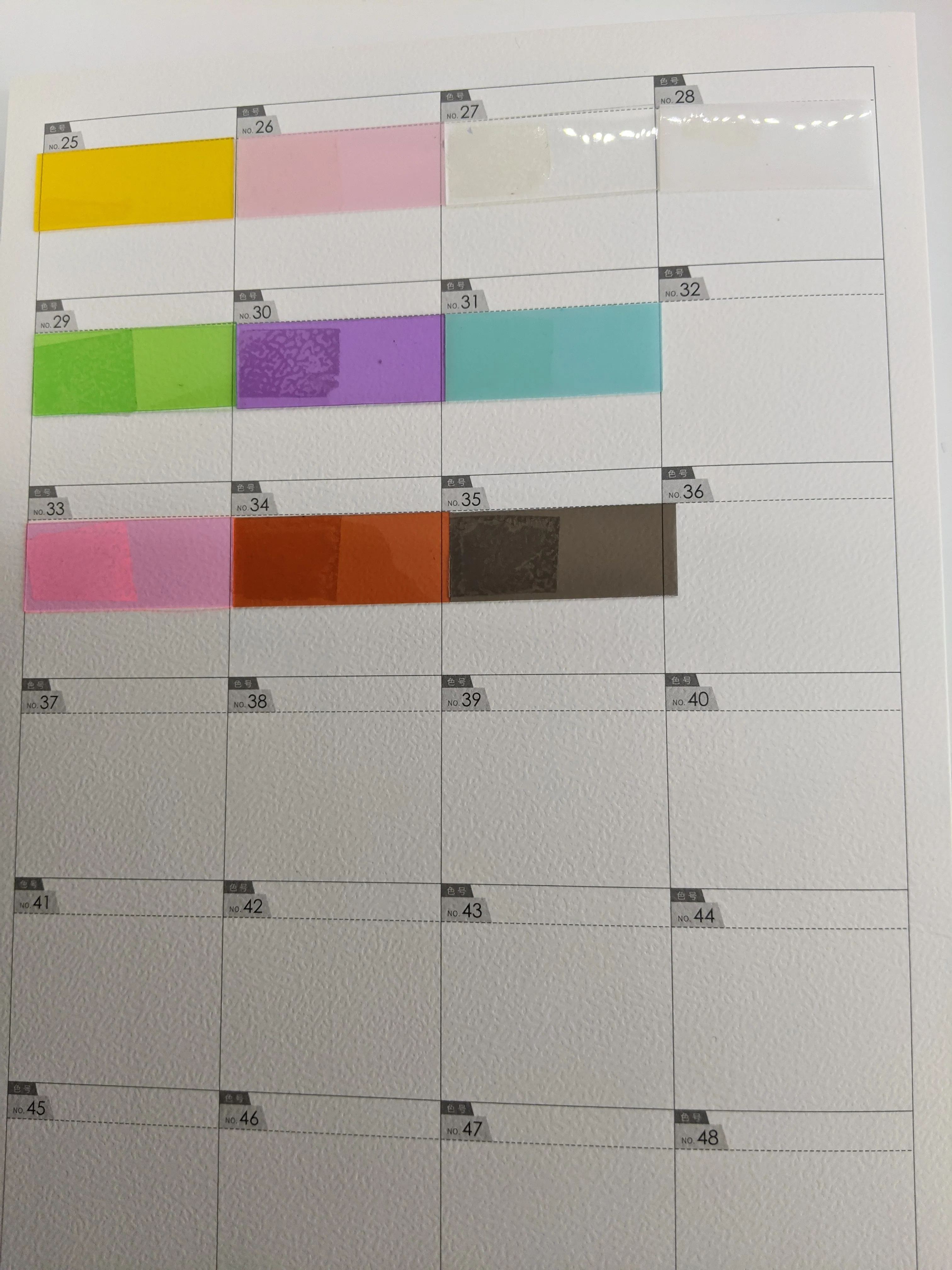 0.2mm thickness transparency Waterproof TPU Wash Clothing Label material