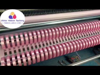 deep pink/colorful 100% polyester satin ribbon