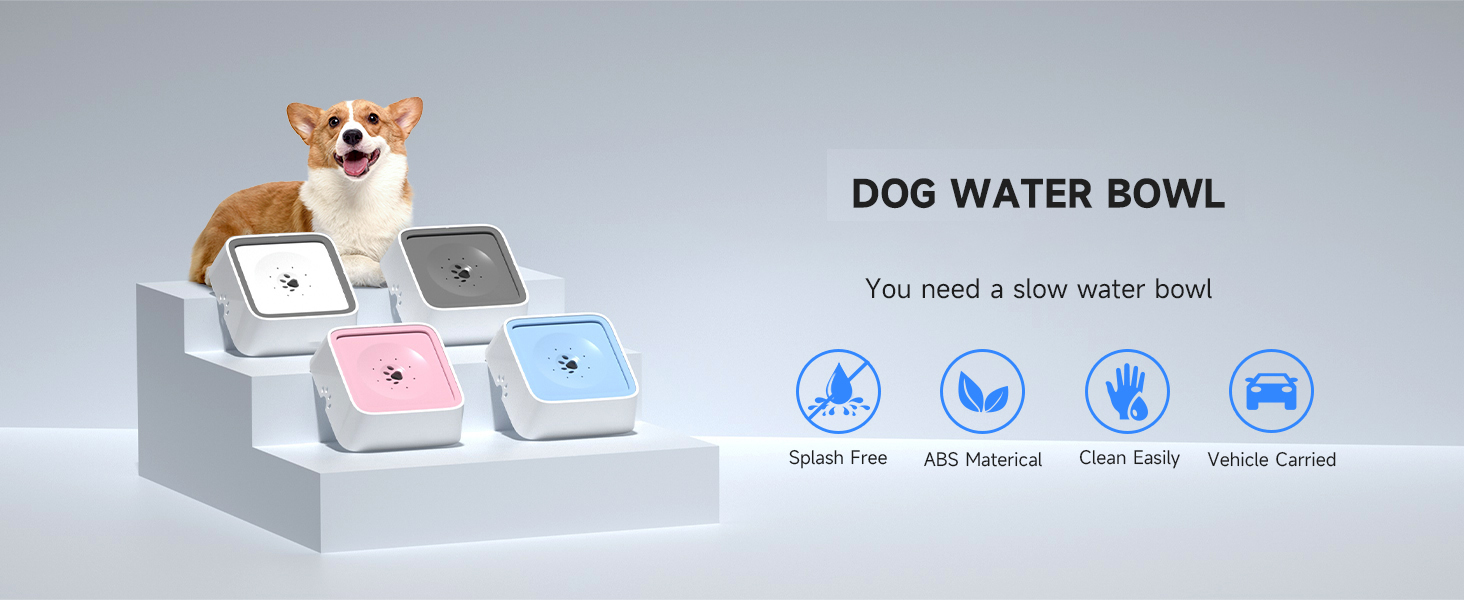 Zero Splash Dog Water Bowl – Perfect Paw Store