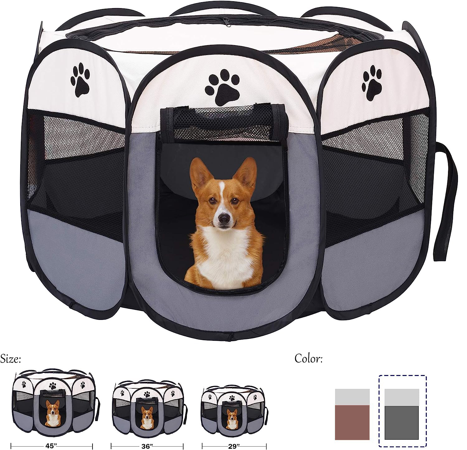 Portable Cat Dog Crate