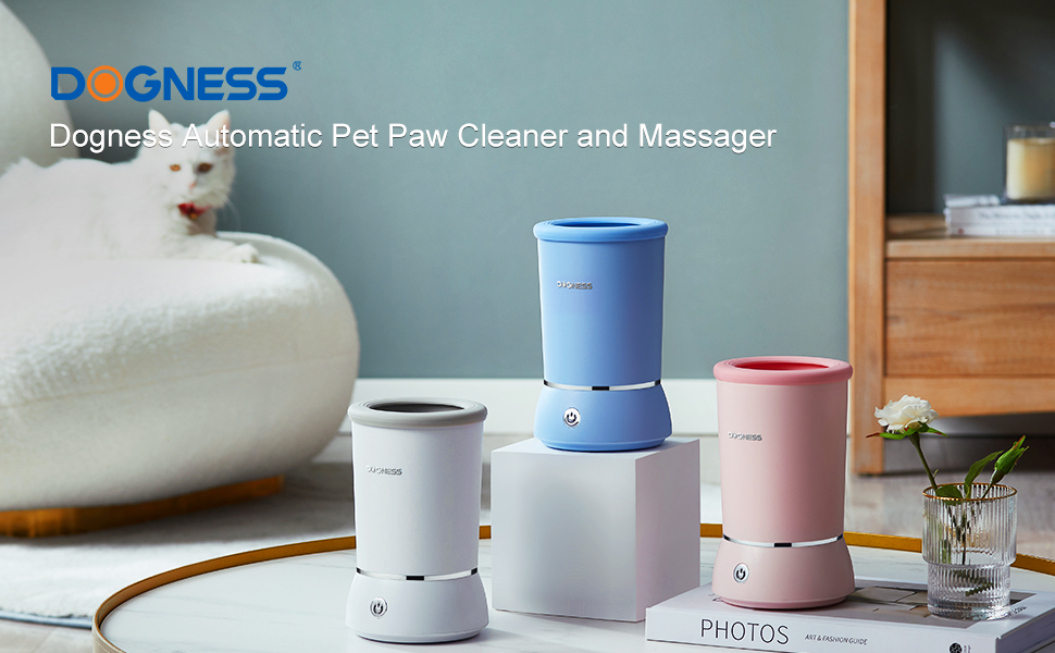 Dogness paw cleaner with three colors 