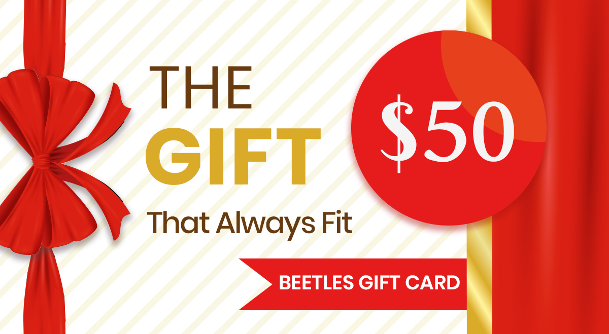 Perfect Gift for Friends or Family: Beetles eGift Card