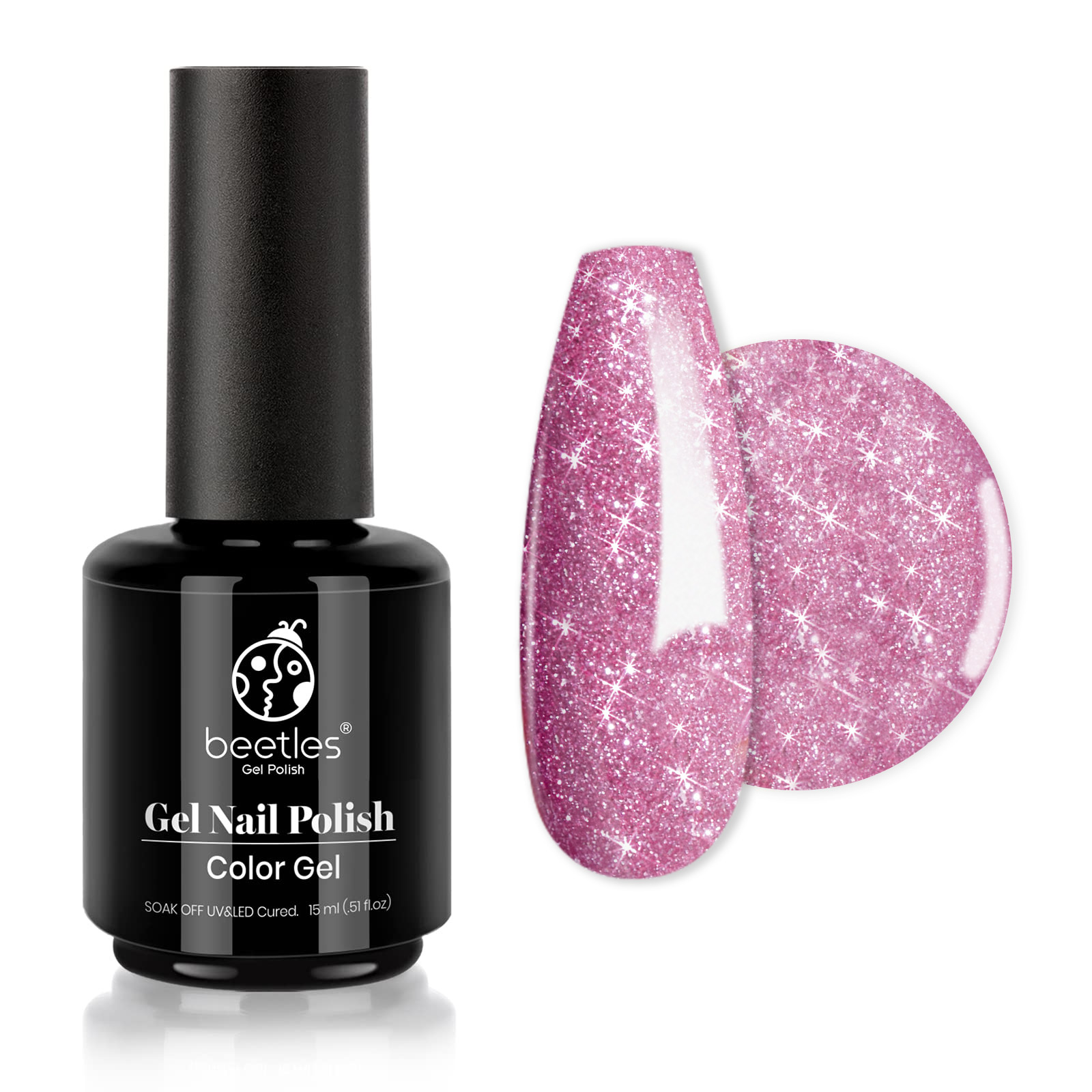 Sparkle Pink #b353 |15ml Gel Polish