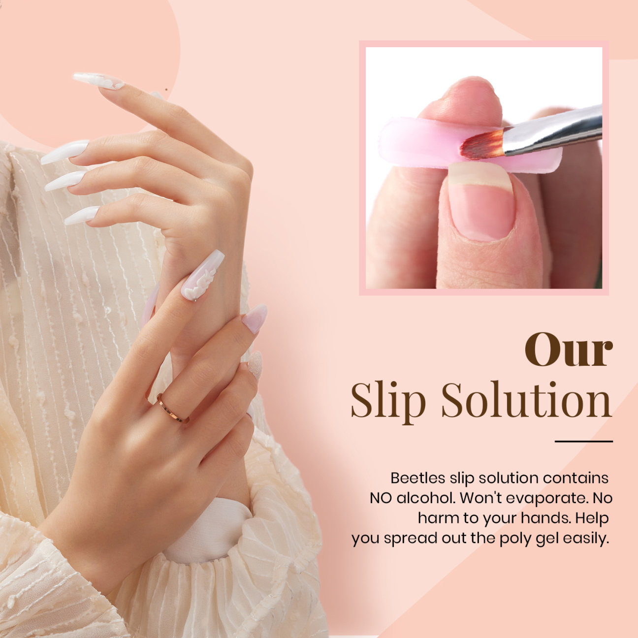 Beetles Poly Extension Gel Nail Kit, Nail Builder Gel Nail Enhancement