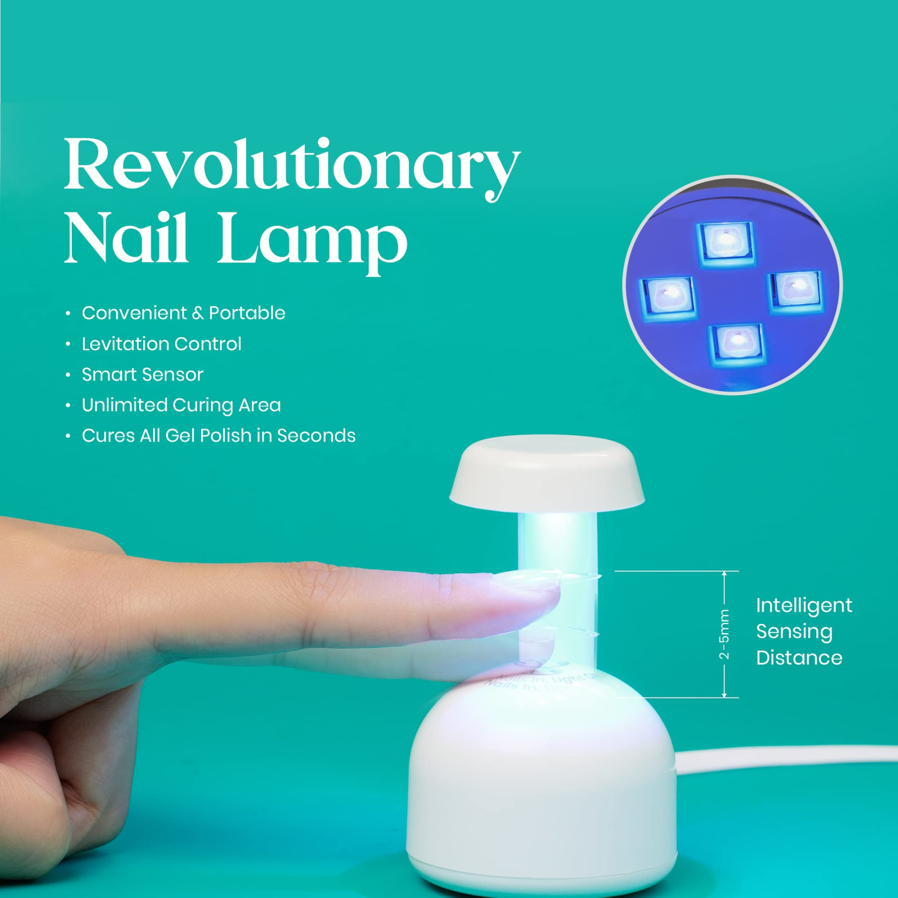 Beetles Easy Gel Tips Nail Extension Kit, 2 In 1 Nail Glue Gel Base