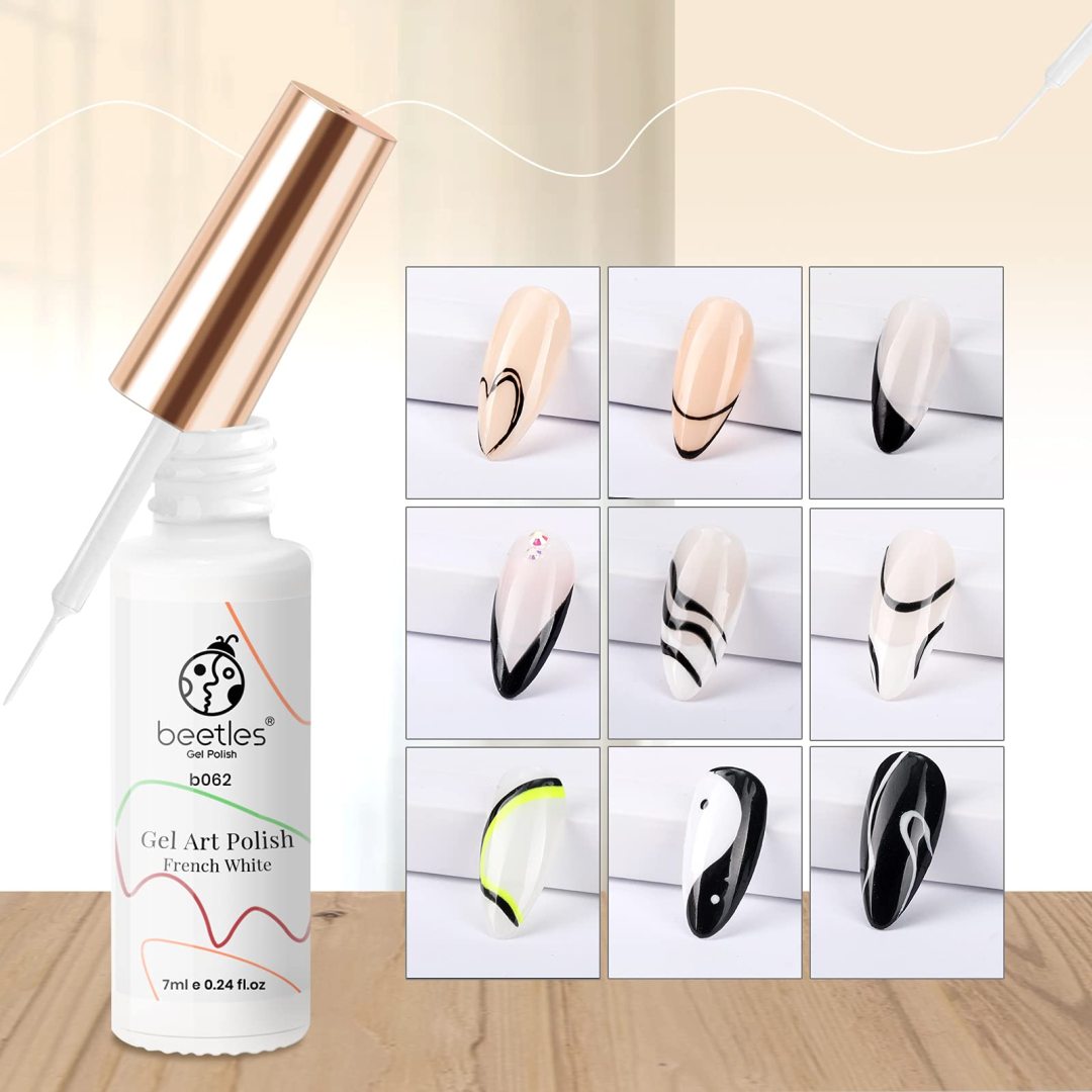 Beetles Gel Polish Swirl Nail Art Gel Liner 1 pcs 7ml Classic Black