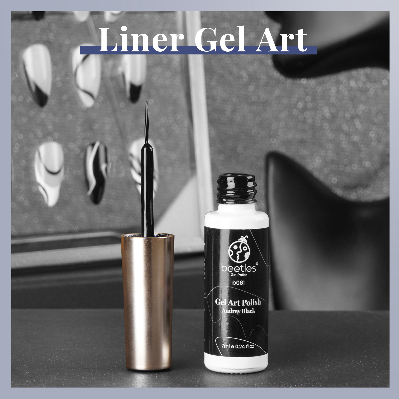 NAIL ART GEL LINER Beetles Gel Polish