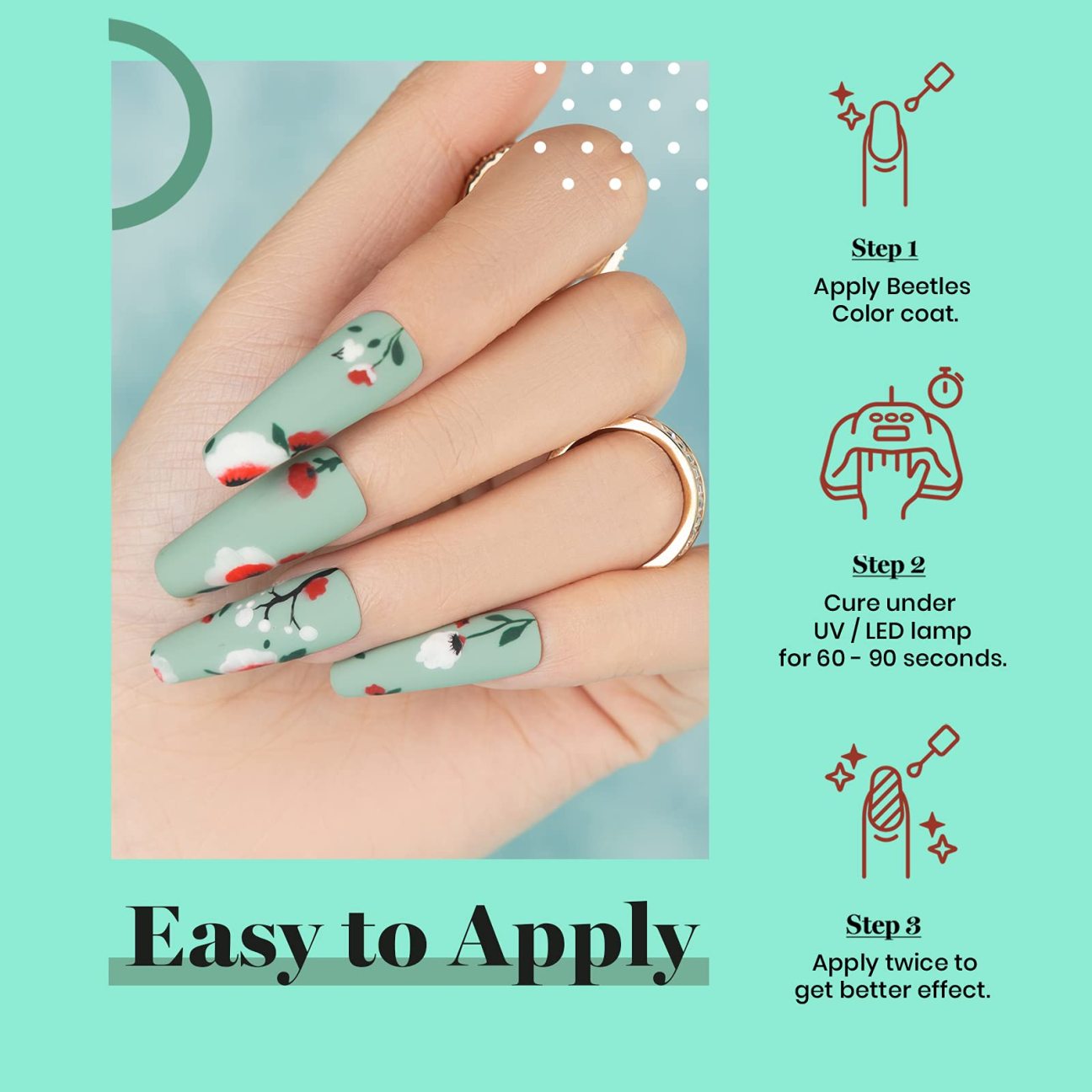 Beetles Gel Polish Set 6 Colors Popular Milky White Nude Gel Nail