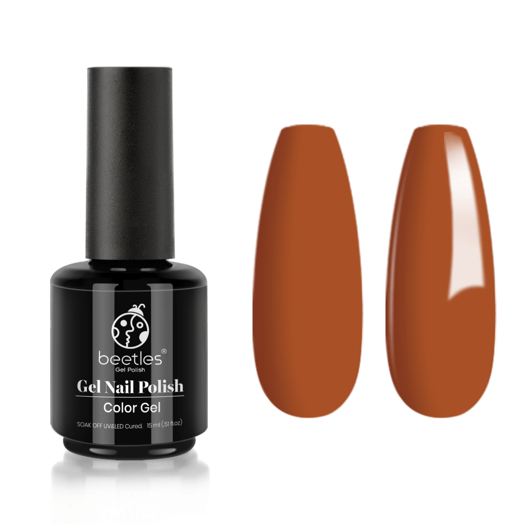 Beetles Gel Nail Polish Color1 Pcs 15ml Gray Brown Color Soak Off Gel