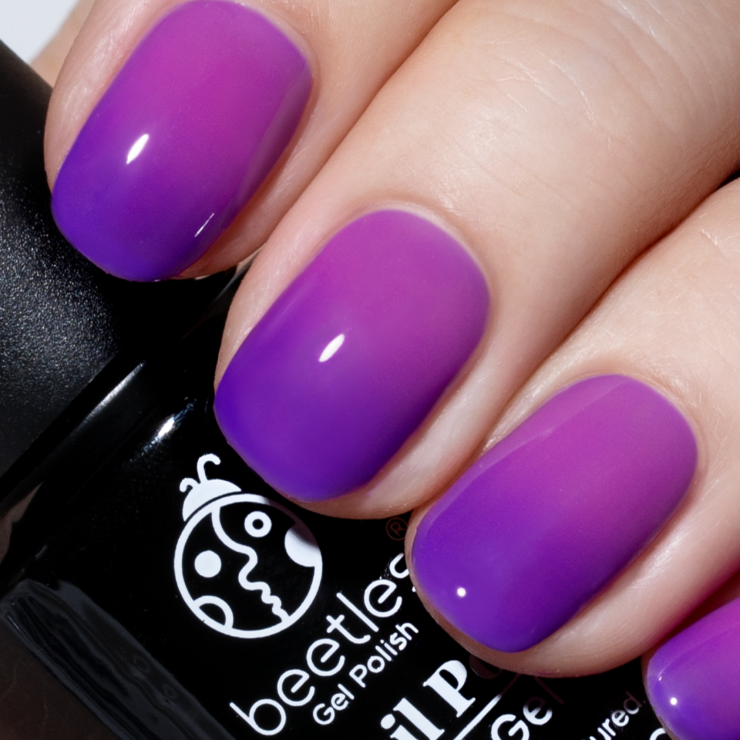 Beetles Ultra Violet Purple Temperature Color Changing Gel Nail Polish