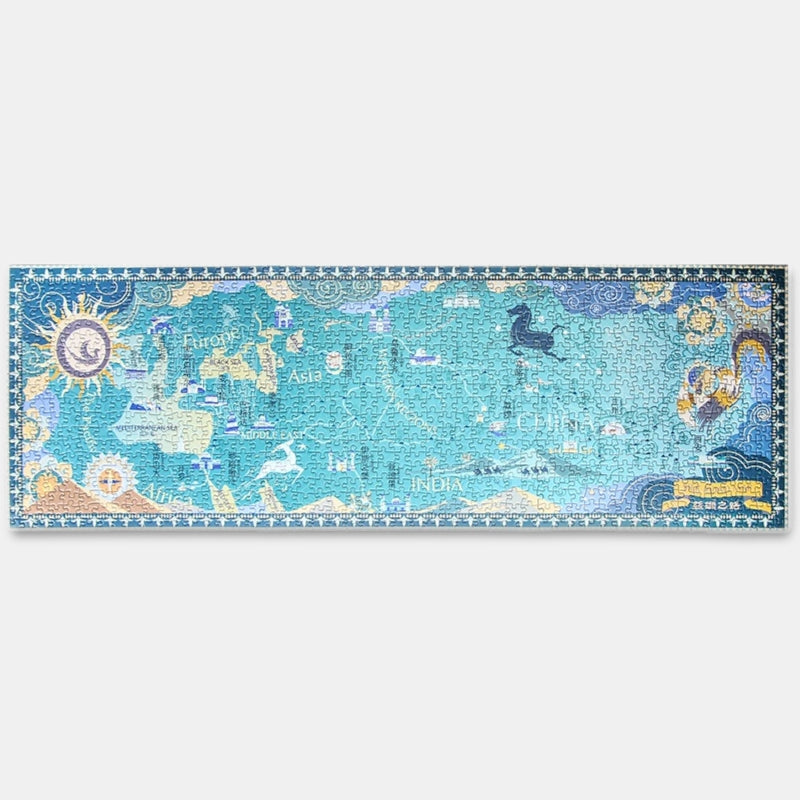 Silk Road Puzzle 1000 Pieces Educational Toys Chinese Style Gifts