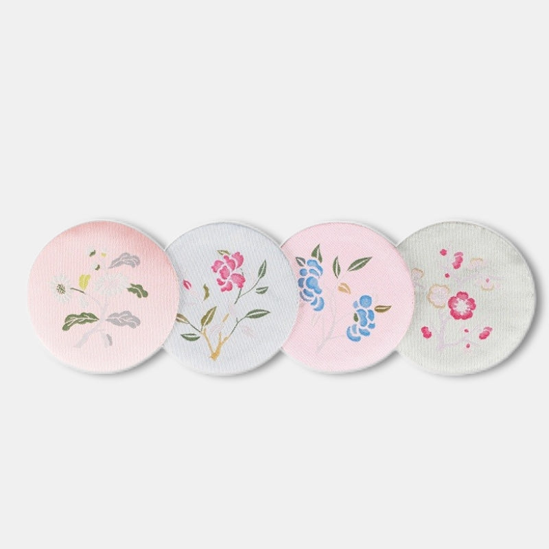 Song Brocade Coaster Hand-Stitched Silk Thermal Insulation Waterproof
