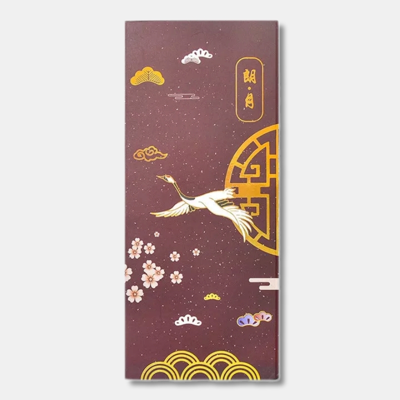 Portable Sticker Chinese Style Creative Crane Post-it Palace Style Mini Notebook Gift-PandaBoo
