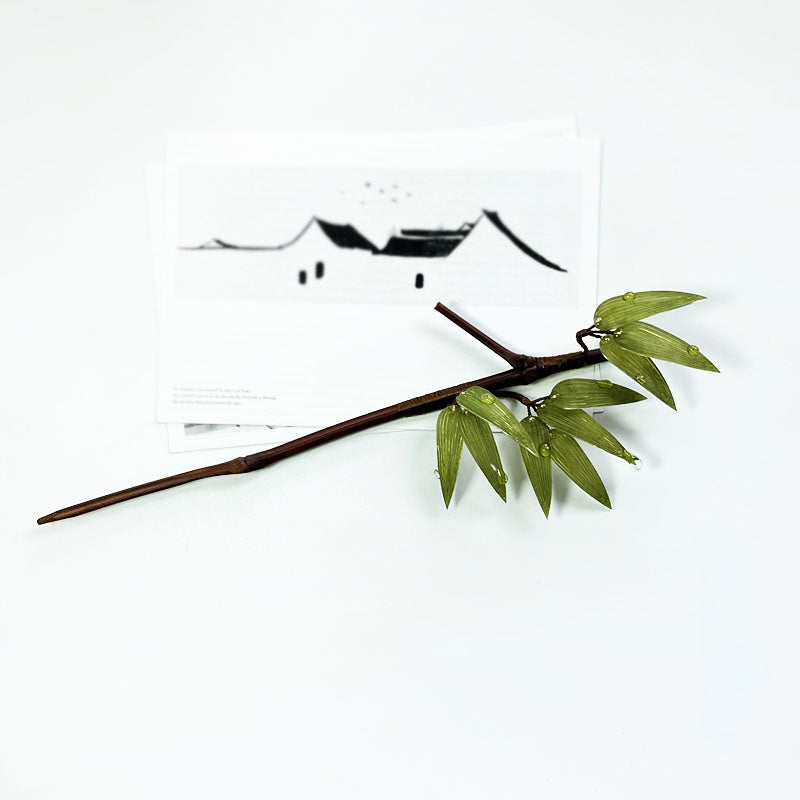 Chinoirserie Bamboo Hair Stick Hair Accessories Minimalist Retro Gift
