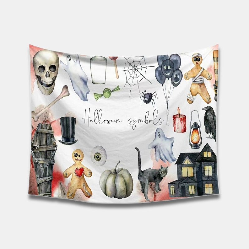 Send Picture to Customize Tapestry Halloween Christmas Decorative Background Cloth Gift-PandaBoo
