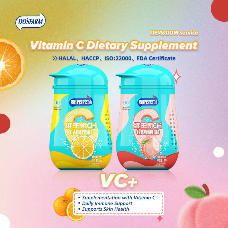 Do’s Farm Dietary Supplements Vitamin C Sweet Orange & Peach Flavor For Wholesalers