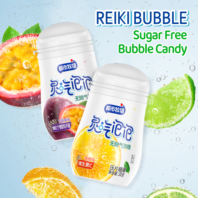 DOSFARM Customized Vitamin C Sugar-free Bubble Candy 30g For Wholesalers