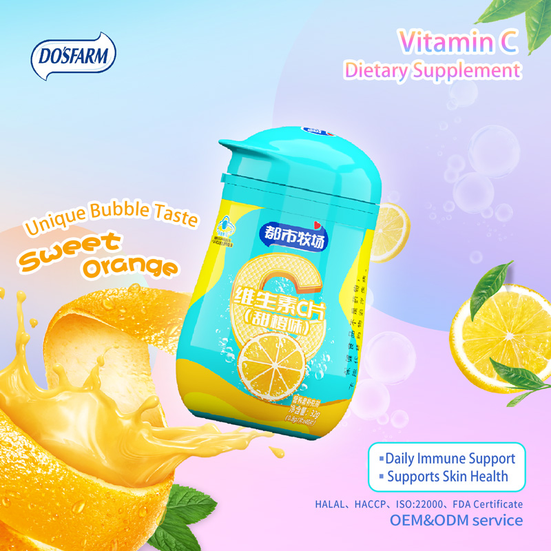 Do’s Farm Dietary Supplements Vitamin C Sweet Orange Flavor 32g For Wholesalers