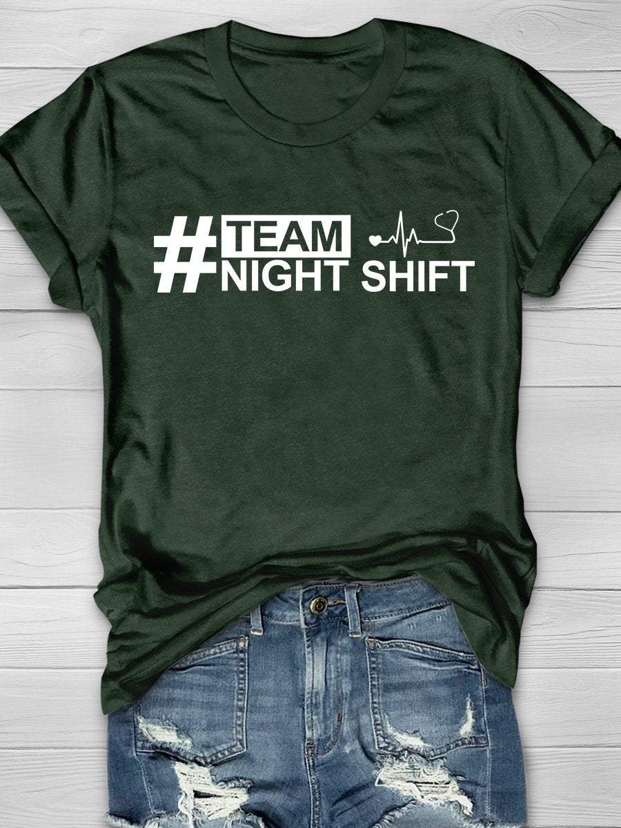 Night Shift Squad Christmas T-shirt