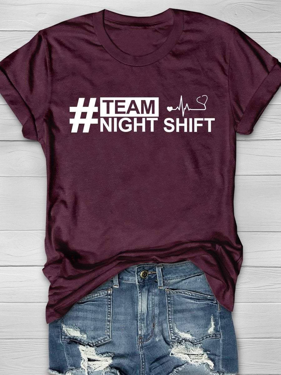  Night Shift T-apparel - Straight Outta Night Shift apparel T- Shirt : Clothing, Shoes & Jewelry