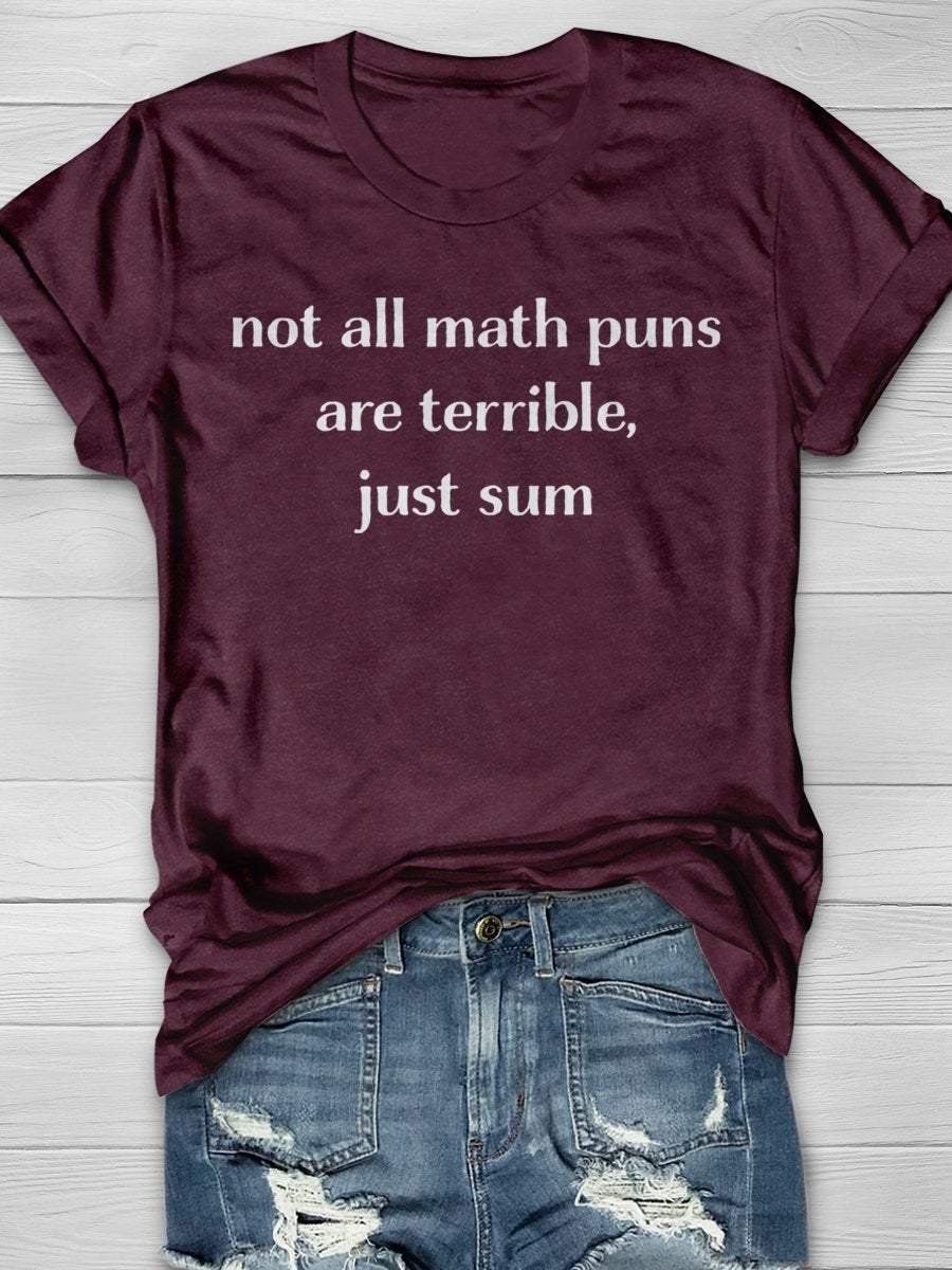 Not All Math Puns Are Terrible Just Sum Cap for Sale by