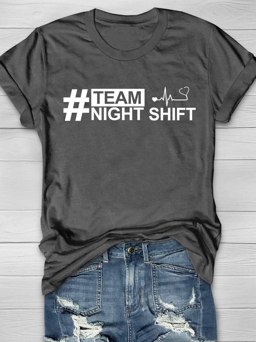 JournalFeed 'Night shift' T-shirt (unisex)