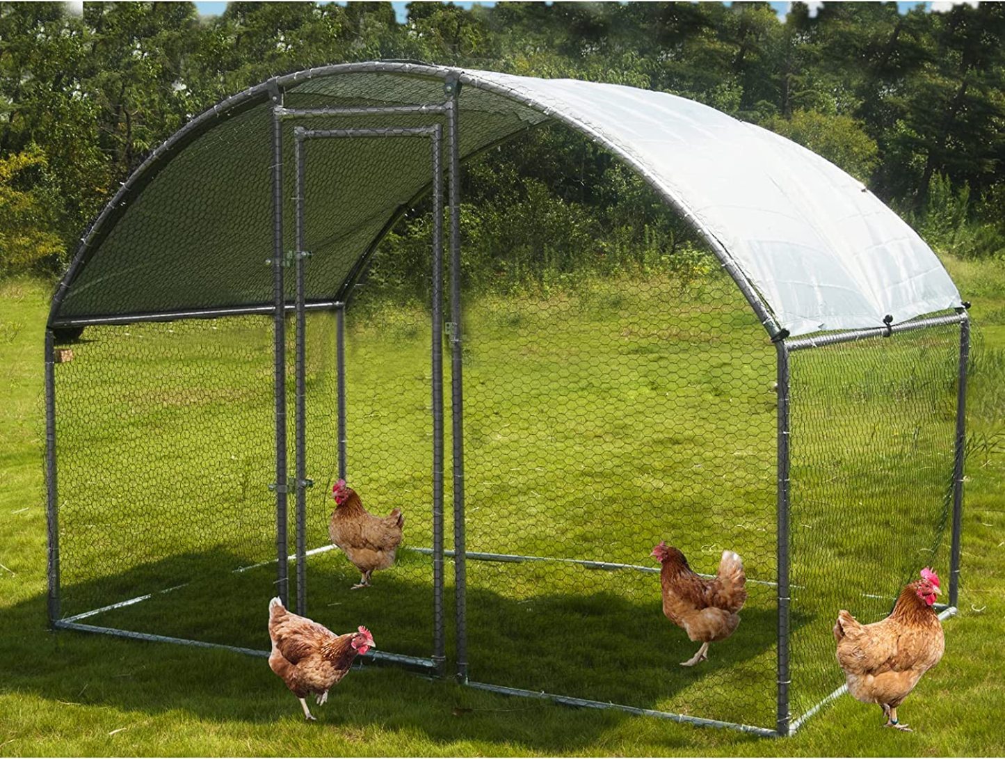 Heavy Duty Metal Dome Coop