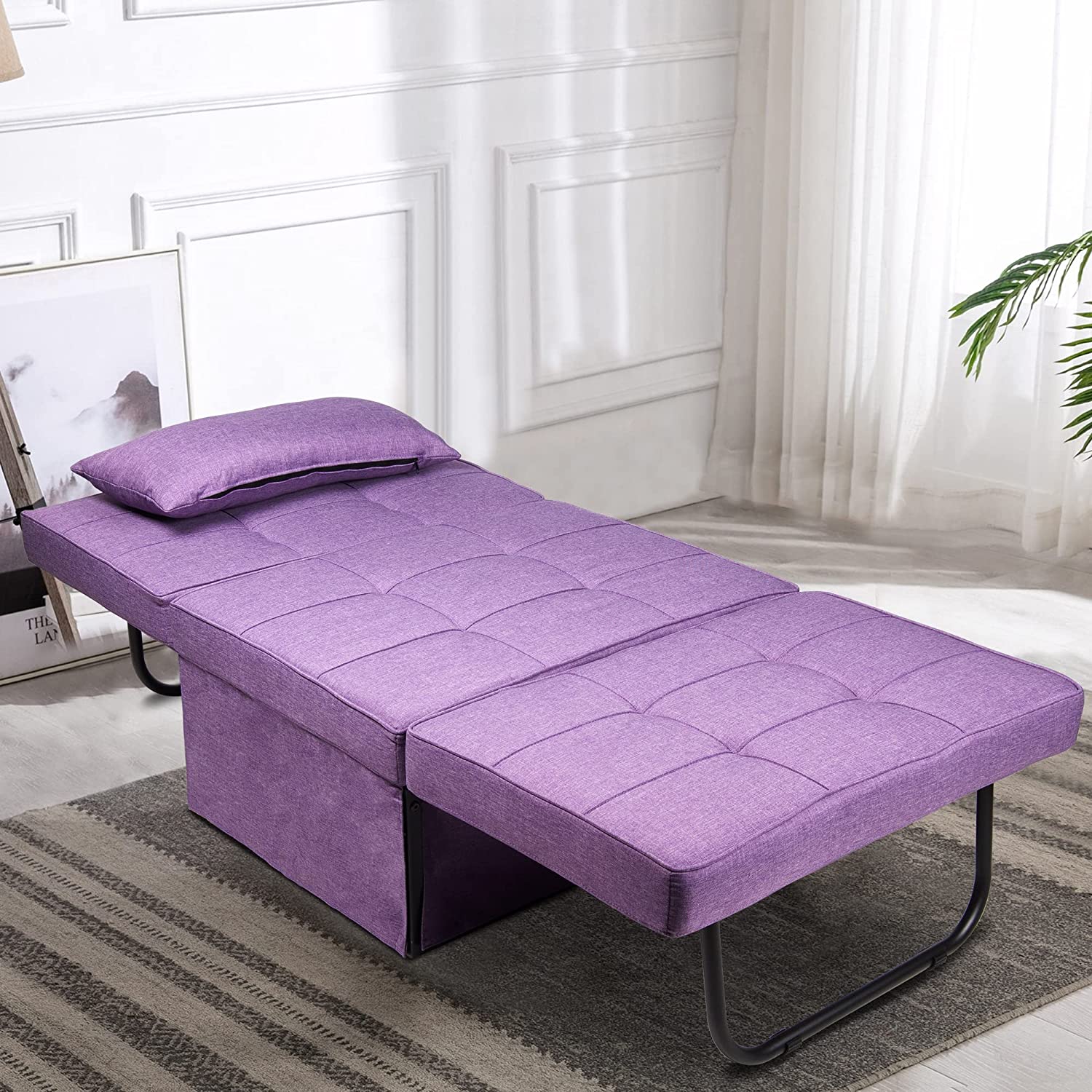 Multifunctional sofa bed, folding recliner bed, adjustablePolar Aurora